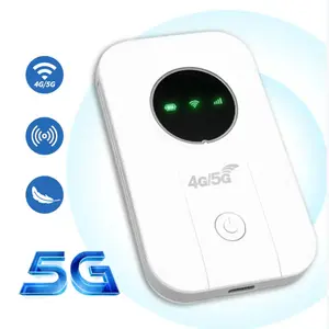 2026 NEW 5G/4G LTE Portable Wireless WiFi Hotspot,300Mbps High Speed,Connect Up to10+ Devices,Portable Internet for Campers, Motorhomes and Travels
