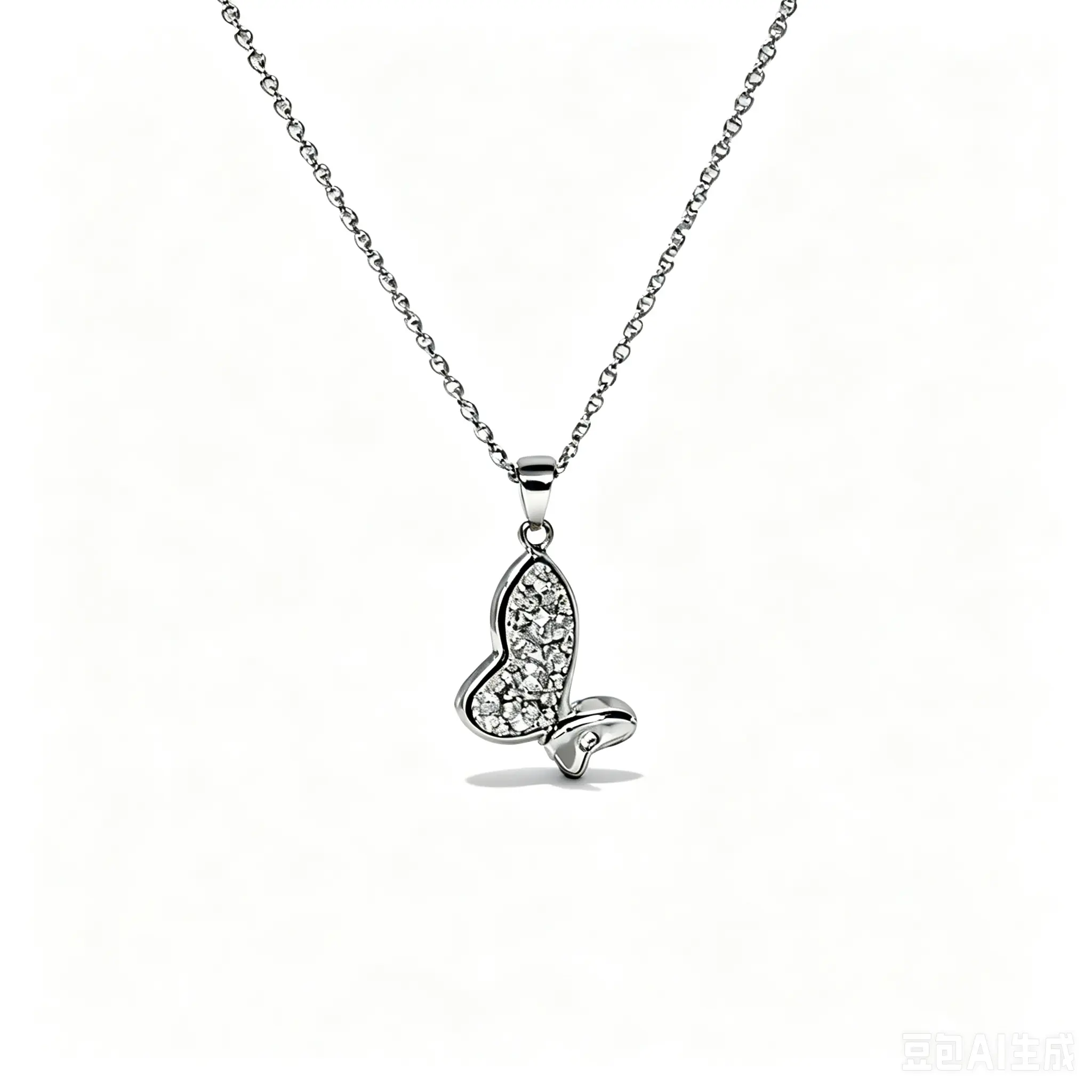 Butterfly Crystal Necklace – Symbol of Transformation & Positive Energy