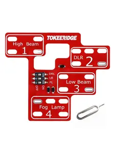 Customizable 6 high Mod ＆ 8 high Mod for 2003-2007 Chevy Silverado & Sierra 1500/2500/3500 Classic | Low Beams DRL Fog Lights Stay On with High Beams | Plug & Play Installation Car Light