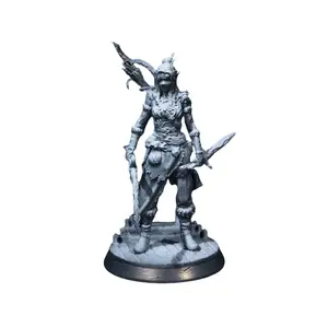 Rise of the Necromancer Myllorien 3D Resin Prints - Handcrafted Fantasy RPG Minis, Game-Ready Tabletop Dungeon Figures, Custom DnD Collectibles, High-Quality Paintable Home Decor Statues & Figurines
