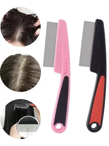 2pcs Dandruff Comb Set, Scalp Care Comb, Scalp Psoriasis Lice Fine Tooth Combs, Multi-Functional Hair Beauty Head Cleaner Brush, Effective Anti-Dandruff Tool, Lice Removal Tool, Dandruff Remover