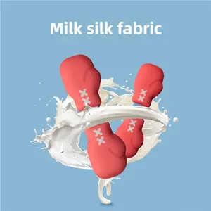 Cute Boxing Glove Silicone Wrist Rest Mouse Pad Large Non-Slip Desk Mat Ergonomic Keyboard Pad for Office Home Gaming