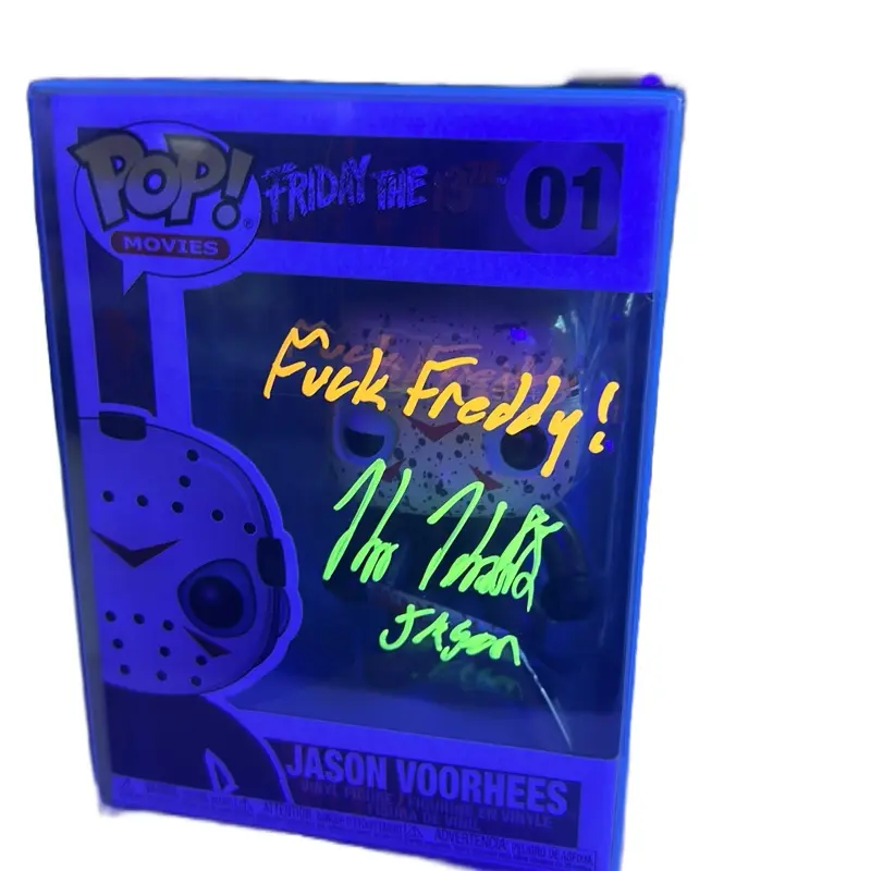 Funko Pop Single Vinyl Collectible Figure - Signed Jason Voorhees Horror Character Figurine by Kane Hodder, TV Movie Collectible