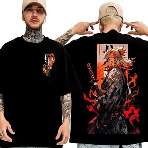 Rengoku Ver 5 Character Shirt, Demon Slayer Tee, Anime Lover Tshirt, Unisex 2025 Tee, Unisex Short Sleeve Tee