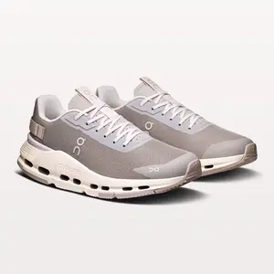On Women's Cloudnova Form 2 Trail Running Shoes, Fog & Lavender, Full Size