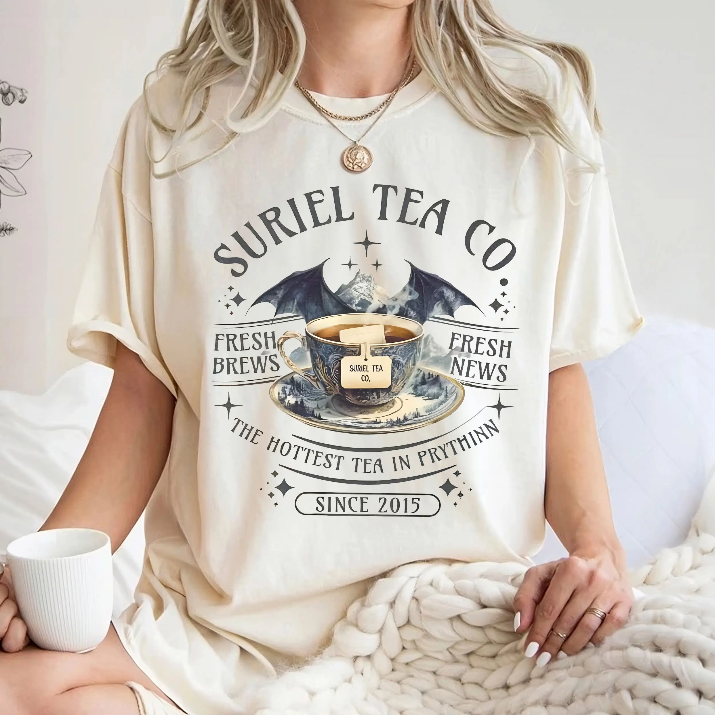 Suriel Tea ACOTAR Comfort Colors Tshirt, Suriel Tea Shirt, SJM Shirt, Sarah J Maas Booktok Merch, Bookstagram Shirt