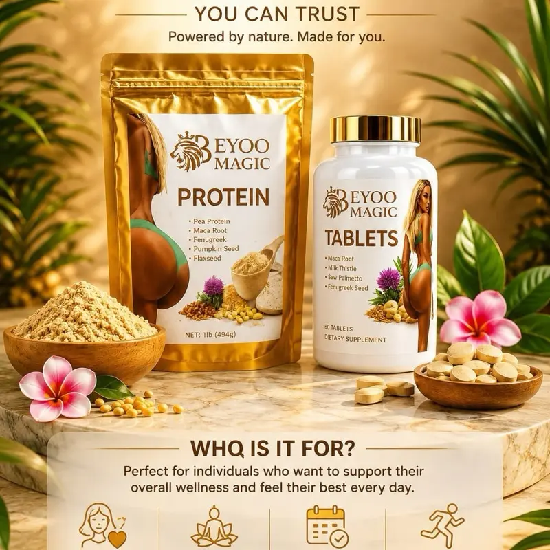 Fenugreek Protein Tablets, Fitness Supplement, Dietary Healthcare Support for Active Individuals Gold