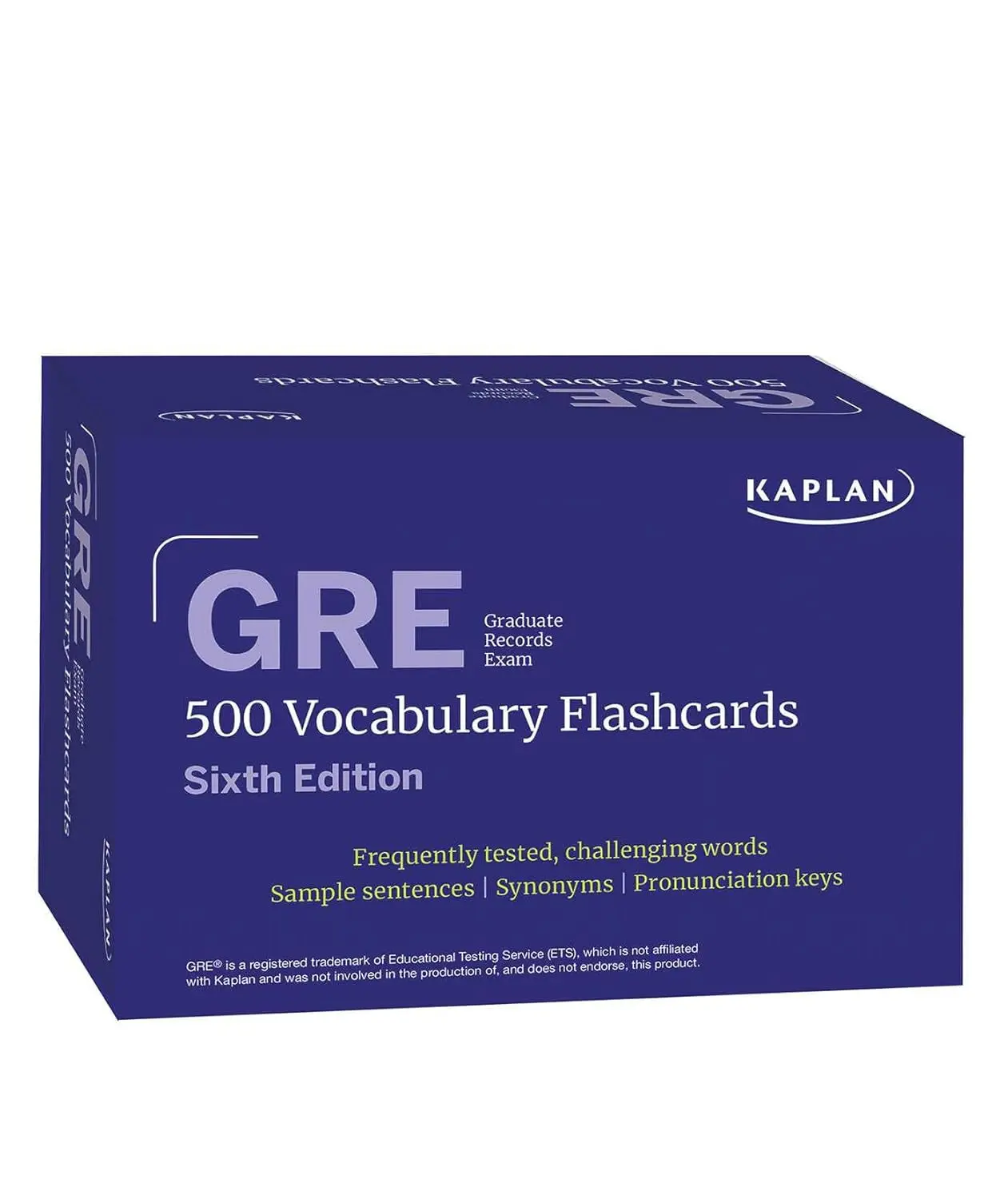 GRE Vocabulary Flashcards – Kaplan Test Prep Sixth Edition | 500 StudyFlash Cards for Graduate Exam Prep, Word Practice Test & Video Tutorials| Educational Flash Card Set for Students