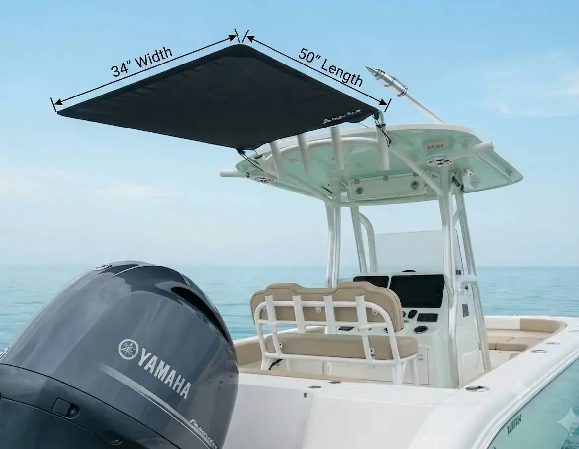 Dev Fishing SS50 Center Console Rod Holder Stern Boat Sun Shade