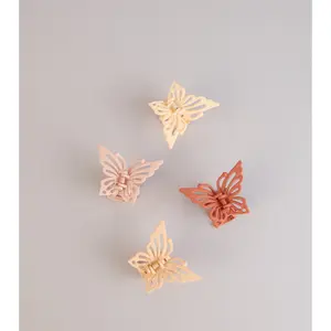 Whimsical Charm Butterfly Claw Clip Set