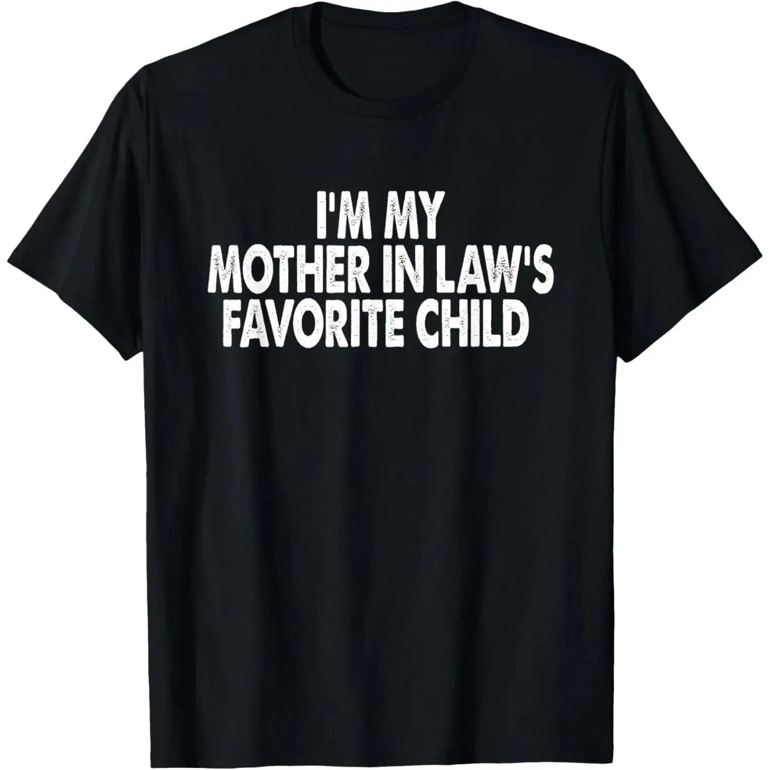 Comfortable 100 Cotton Family Humor T Shirt Featuring My MotherInLaws Favorite  Design