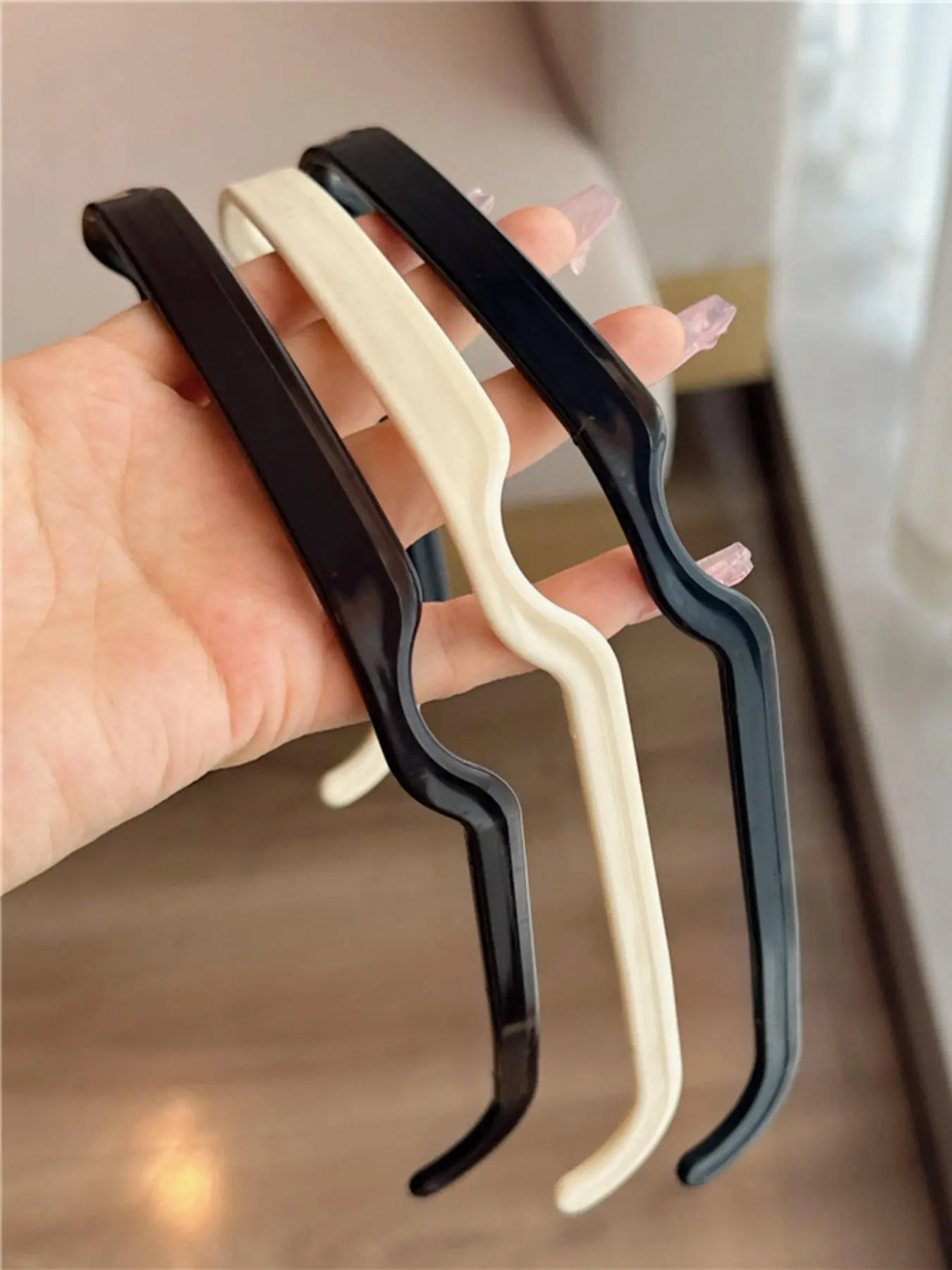 Solid Color Headbands, Casual Versatile Hair Accessories for Women, Minimalist Headwear Suitable for Thick Hair, Headbands On Forehead, Hairbands