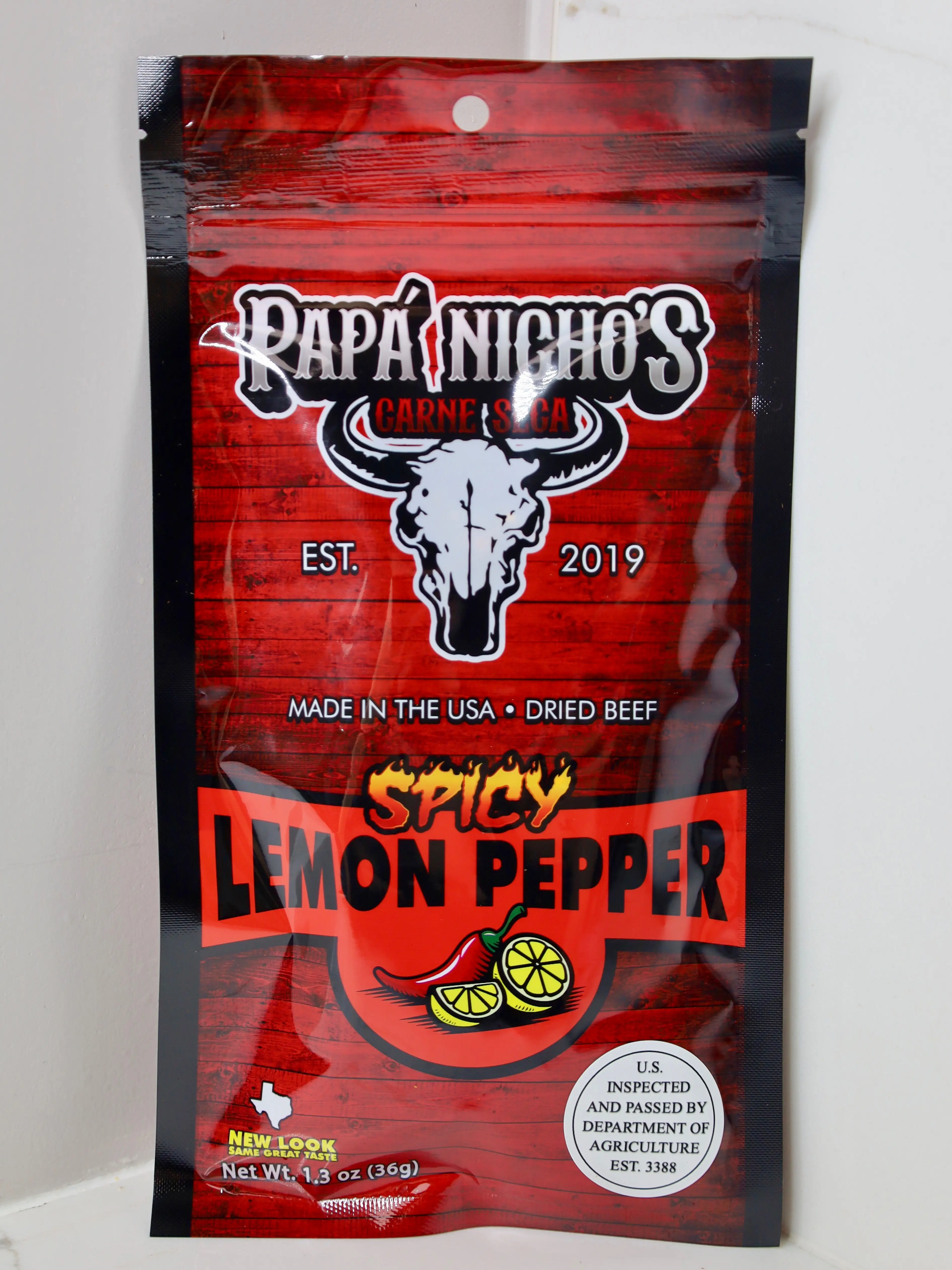 Spicy Lemon Pepper - Carne Seca/Beef Jerky