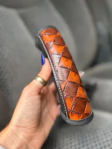 Checkered Tooled Oh Sheet Handle Cover