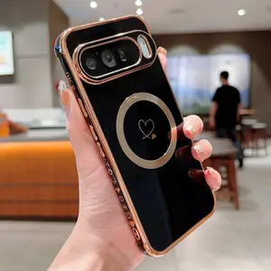 Elegant Heart-Design Phone Case Cover for Google Pixel 7a/8a/9a/10a/8/9/10 Pro/xl, Durable Anti-Drop Protection, Stylish Accessory
