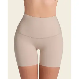 Leonisa PowerShorts Moderate Compression High Waisted Shorts for Women - Invisible Anti Chafing Womens Shapewear Tummy Control Compression Fabric for Women's Leg Shapewear