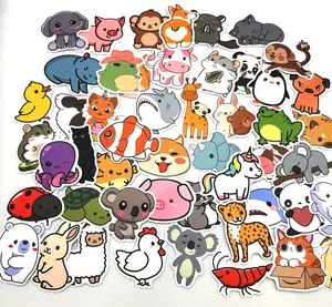Sticker Pack – 50 PCS Cute Animal Stickers for Kids, Waterproof Vinyl Stickers for Water Bottles, Laptops, Scrapbooking, Classroom Rewards & Party Favors