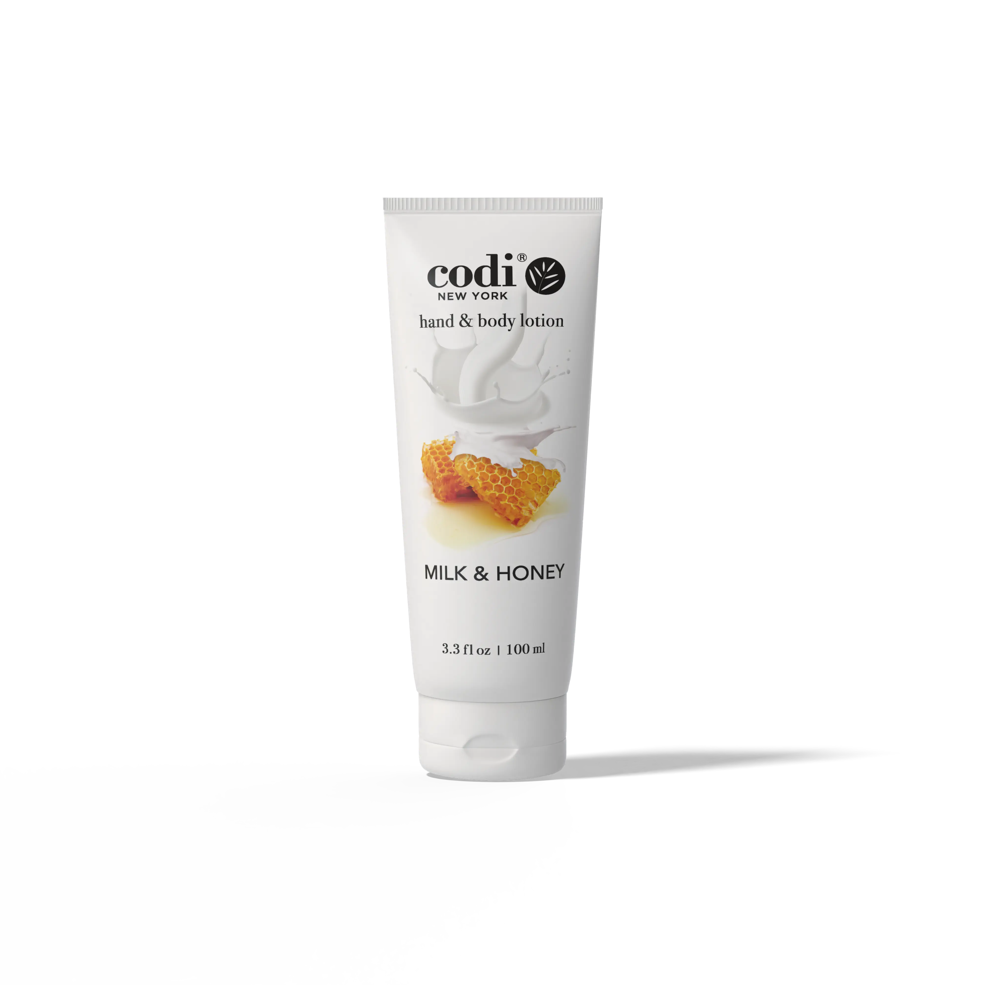 Codi Korean Milk and Honey Hand & Body Lotion, 100mL Cherry-Scented Unisex Daily Moisturizer, Botanical Extracts, Lightweight, Non-Greasy, Nourishing Moisture-Boost Formula, Contains Neither Harsh Additives, For All Skin Types, Korean Beauty, Moisturizing