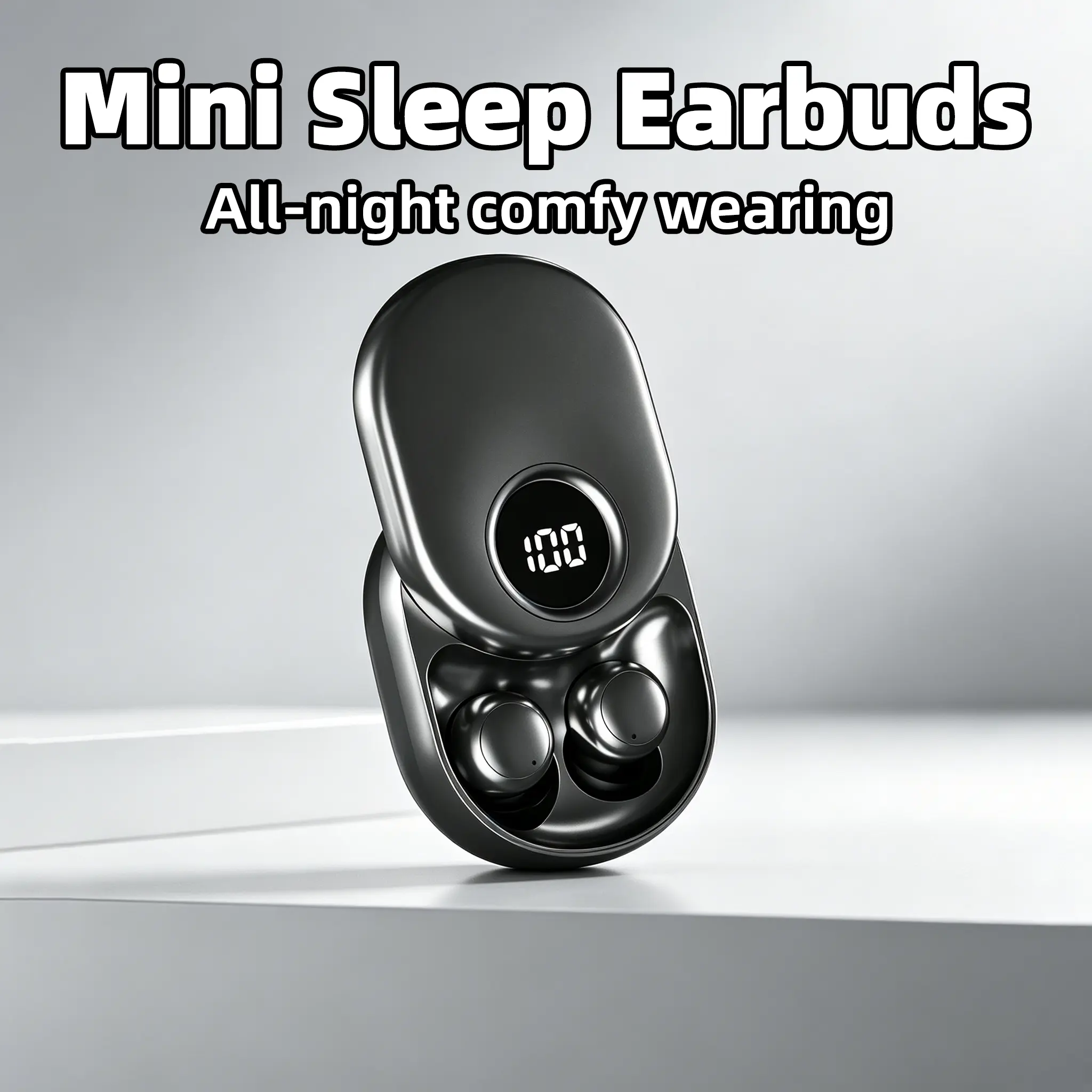 Mini Sleep Earbuds Compact Sleep Wireless Earphones With Secure Snug Fit, Not Easy To Slip Out During Sleep, Pain-Free All-Night Wearing & No Ear Pressure For Side Sleeping, Brings Clear Immersive Sound For Daily Rest