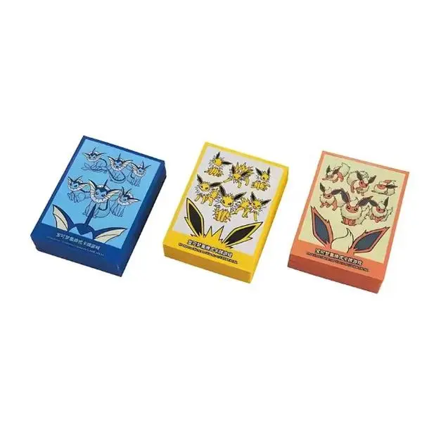 Pokemon Chinese Exclusive Vaporeon, Flareon, Jolteon 64-Piece Card Sleeve Protectors Sealed Set for TCG Cards, From Eevee Box with Randomized Pulls