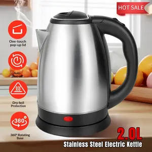 2-Liter Electric Tea Kettle, Stainless Steel Fast Boiling Kettle with Automatic Power-Off, Dry-Burn Protection, Large Capacity Design#fathersdaygift