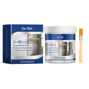 Jue-Fish Glass Water-Based Frosted Paint Waterproof Sun-Resistant Paint Renovation Maintenance Cover Coated Frosted Glass Coating Protector
