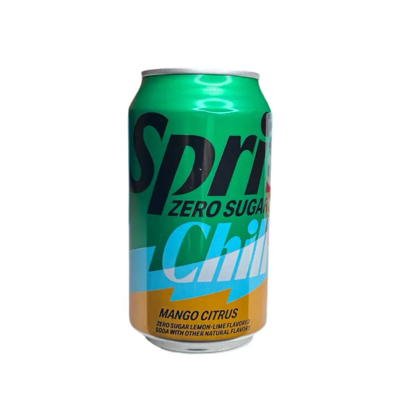 Sprite Zero Sugar Chill Mango Citrus Zero Sugar Lemon Lime Flavored Soda- 1 Can 12 Fl Oz