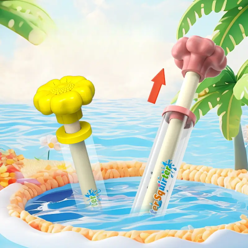 Pull-out water gun for water battles, summer beach spinning fireworks, water-spraying dinosaur fireworks, popular water gun