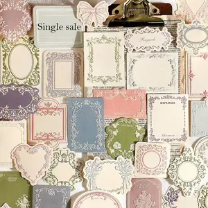 Vintage-Inspired Handmade Scrapbook Paper, 30 Sheets with Elegant Floral Design, Ideal for DIY Crafts, Photo Albums, Special Occasions, Decorative Sticker, Sticker Packs