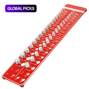 34-hole Thread Checker, Nut and Bolt Thread Checker, Thread Gauge, Bolt and Nut Identification Gauge, Bolt Gauge, Bolt Size Gauge, Hardware #GLOBAL PICKS