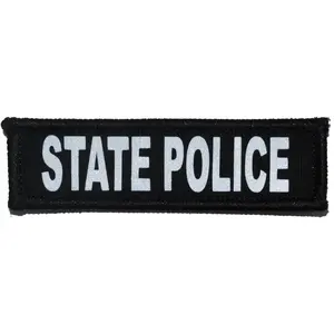 State Police Reflective - 1x3.75 Patch