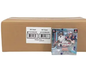 PYS 2025 Topps Chrome mega box CASE BREAK-42 cards per box- 20 boxes per case, chase rare inserts, numbered cards, and autos out of Topps Chrome boxes!