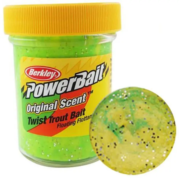 Berkley PowerBait Trout Bait Twist, 1.1 oz. Jar, Fishing Sports & Outdoor Leisure Equipment