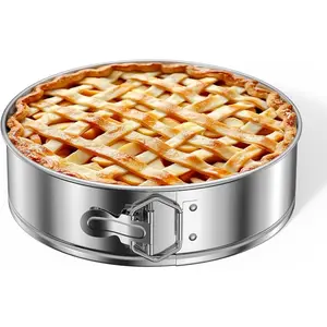 Cake Pan, Nonstick Springform Pan with Removable Bottom, 9 Inch Round Cheesecake Cake Baking Pans