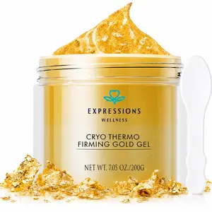 15-Day Smooth the Appearance of Cellulite ,Sculpting & Tightening Burn Gold Massage Cream | Cryo Thermo Firming Gold Gel for Belly Thigh Butt & Arm Firming Toning Moisturizing Sculpting & Smoothing|Unisex Body Contouring Treatment for Men & Women |200 G