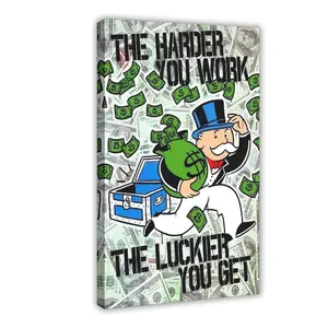 Monopolys Monopoly Vintage Game Poster Decorative Painting Canvas Wall Art Living Room Posters Bedroom Painting