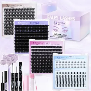 5 in 1 Eyelash Kit, Eyelash Extensions Kit, Including EyelashGlue, Eyelash Remover, Eyelash Curler, Eyelash Brush,Eyelash Tweezers, Eye Makeup Tool for Women, Cosmetic