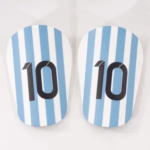 Adult Leg Protection Board Mini Football Leg Protection Insert Board for Men and Women Fashion Protection Cushioning Breathable Sports Protective Equipment Blue White Striped Design,Gift