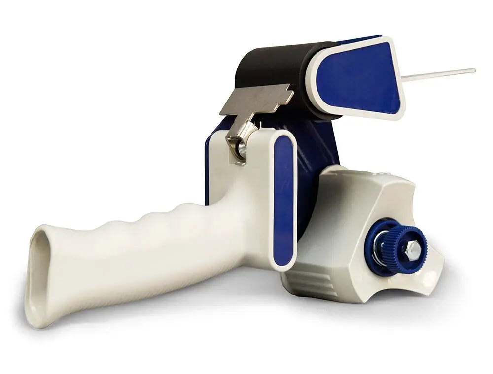 Handheld Tape Dispenser Gun for Packaging & Shipping | Heavy Duty Packing Tape Cutter with Ergonomic Handle, Fits 2-Inch Width Rolls for Box Sealing & Moving