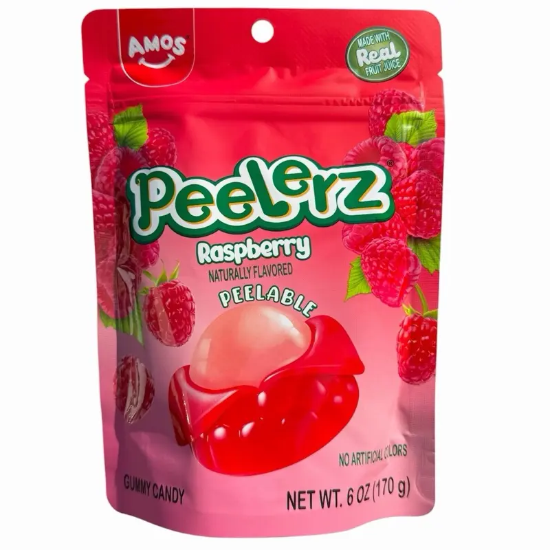 Amos Peelerz Rasperry 6 oz bag
