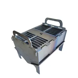 Collapsible Portable Grill, Camping Fire Pit, Folding Grill for Tailgating