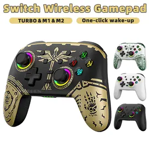 Wireless Gamepad for Pro Switch Elite BT Controller, Nintendo Switch Oled/lite Joystick, PC/steam Deck, 6 Axis Control