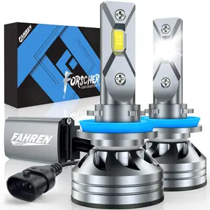 FAHREN H11/H9/H8 LED Headlight Kit, 39000LM Super Bright 6500K Cool White, CANbus Ready, 100-149W, 5000+ Hours Life, Plug & Play, 2-Pack Led Car Bulb