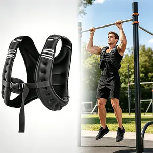 Weighted Vest for Women and Men, 12lb Weight Vest with Reflective Stripes and Adjustable Strap Pocket Running Vest for Workout, Strength Training, and Walking