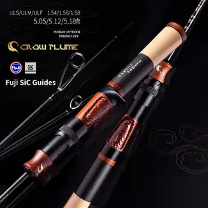 Yushan Outdoor Wuyu Micro Bait Stream Fishing Lure Rod – 2-Piece, Fine Micro Bait, Small Lure, Lightweight & Thin Fishing Rod