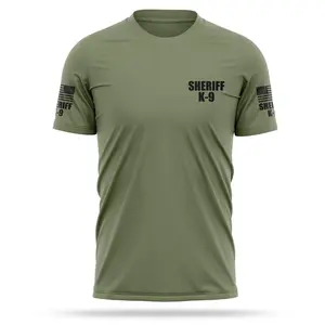 [SHERIFF K9] Men's Utility Shirt [GRN/BLK]