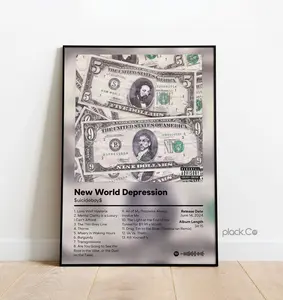 S_ui_cide_boys - New World Depression - Custom Album Print - Hip Hop Wall Art - Custom Album Cover - S_ui_cide_boys Poster - Gift Ideas - Hip Hop