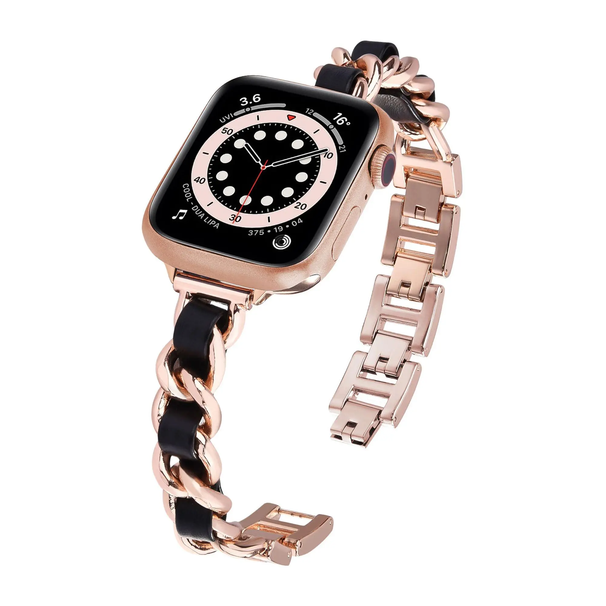 WorryFree Gadgets Apple Watch 42/44/45mm Slim Mtal Band