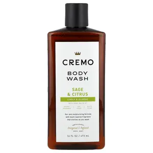 Cremo Body Wash, Sage & Citrus, 16 fl oz (473 ml)