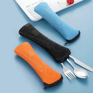 Flatware Storage Bag, 1 Count Kitchen Utensil Bag, Cutlery Storage Bag, Kitchen Storage Organizer, Outdoor Kitchen Tool, Flatware Not Included